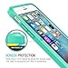 iPhone 6S Case, Trianium [Clear Cushion] Premium Clear Hard Back Panel + TPU Bumper for Apple iPhone 6 (2014) / iPhone 6s (2015) - Shock Absorbing + Scratch Resistant Frame Cover Case - Turquoise