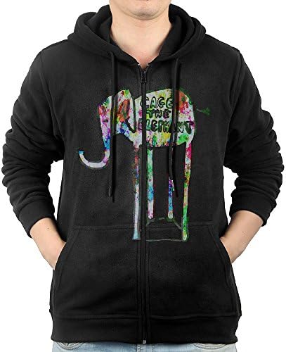 Cage The Elephant Quotes Mens Zip Up Pocket Fashion Hoodies