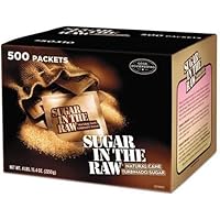 Sugar in the Raw - Sugar Packets, Raw Sugar, 0.18 oz Packets, 500 per Carton 827749 (DMi CT by Sugar in the Raw