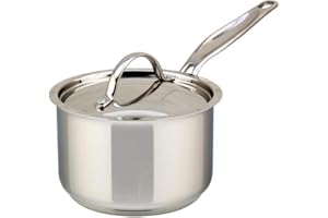 Meyer - Confederation Stainless Steel Saucepan with Lid, Induction Cooktop Compatible (1.5L/1.6qt) - Made in Canada