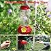 I-SUN Hummingbird Feeder with 3 Flower Feeding Ports,Hummingbird Feeders for Outdoors Include 2 Pack Handheld Hummingbird feeders