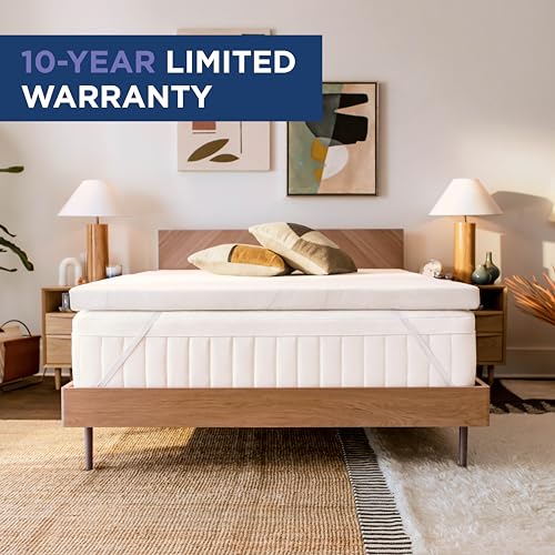 TempurPedic TEMPUR Supreme 3Inch Mattress Topper, Medium Firm, California King, White on