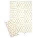 Echo Beach Products Gold Moroccan Design Cloth Like Guest Towels,1/6 Fold, 17 inch x 12 inch, 100 Units/Pack