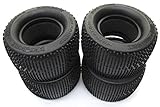 SAVAGE X SS DIRT BONZ TIRES (4 tyres & Foam Inserts, S compound 861 HPI