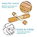 FUDOSAN Inflatable Pool Floats Pool Party Play Boat Raft Collision Toys Wood Grain Seat Mounts Water Swimming Floating Row for Kids/ Adults, Max Weight 160 lbs