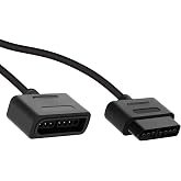 2-Pack 6ft SNES Controller Extension Cable for Super Nintendo System | Compatible with Retro-Bit SNES Console Replacement Extension Cord 1.8M Cable for Super Nintendo Entertainment System