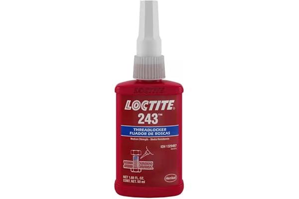 Loctite 1329467 243 Blue Medium Strength Threadlockers, 1.69 Ounces, 50 mL, 3/4" Thread | 3/4" Thread