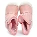 Infant Baby Boy Girl Snow Boots Rubber Sole Anti-Slip Warm Winter Prewalker Waterproof Toddler Shoes (18-24 M)