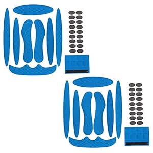 2 Sätze Helm Polster-Schaumstoff-Kit, Ersatzschaumpolster Schwamm Helmpolster für Fahrrad-Motorrad Fahrradhel