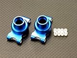 GPM Racing #TT022B Aluminum Rear Knuckle Arm With Collars 1 Pair Set Blue for Tamiya TT-01