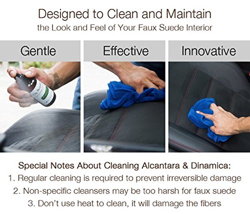 Dr. Beasley's Microsuede Cleanser - 4 oz., Removes Stains, Works on Ultrasuede or Faux Suede