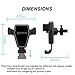 Wireless Car Charger,Gravity Car Wireless Fast Charger Mount Vent Car Kit Phone Holder for iPhone X/8 Plus/8,Samsung Galaxy S9/S9 Plus/S8/S8 Plus, Note 8 and Other QI-Enabled Devices-SHARLLEN