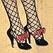 Cuban Cigar Advertisement - Pinup Girl in Fishnet Stockings | Havanas Mas Fino | Vintage Wall Decor | Art Print Poster