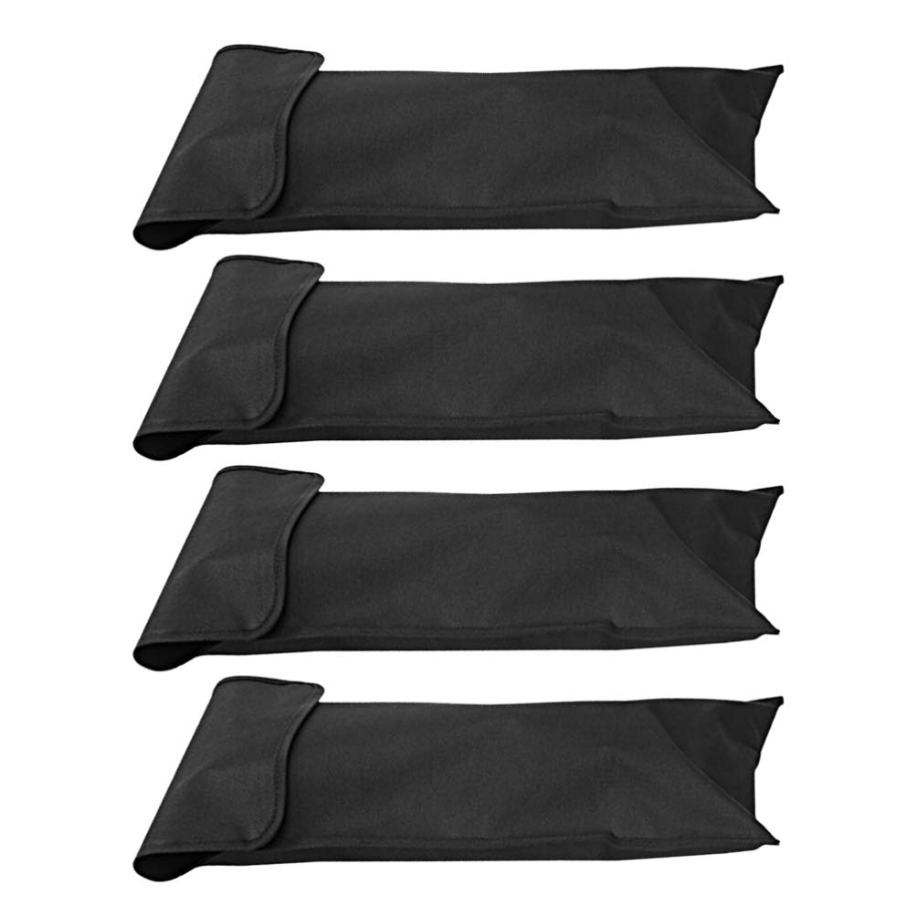 HEMOTON 4Pcs BBQ Tool Storage Bags Barbecue Tool Holder Bags For Oxford Cloth BBQ Grilling Tools Hardware Tool Case BBQ Tool Storage Pouch For Camping