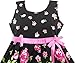 Sunny Fashion Girls Dress Hot Pink Flower Belt Party