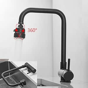 Grifo Cocina Abatible Ventana Grifos Cocina Plegable Negro Grifos de