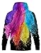 YAJOOEY Unisex 3D Digital Printing Funny Creative Hoodies Sweatshirts Large