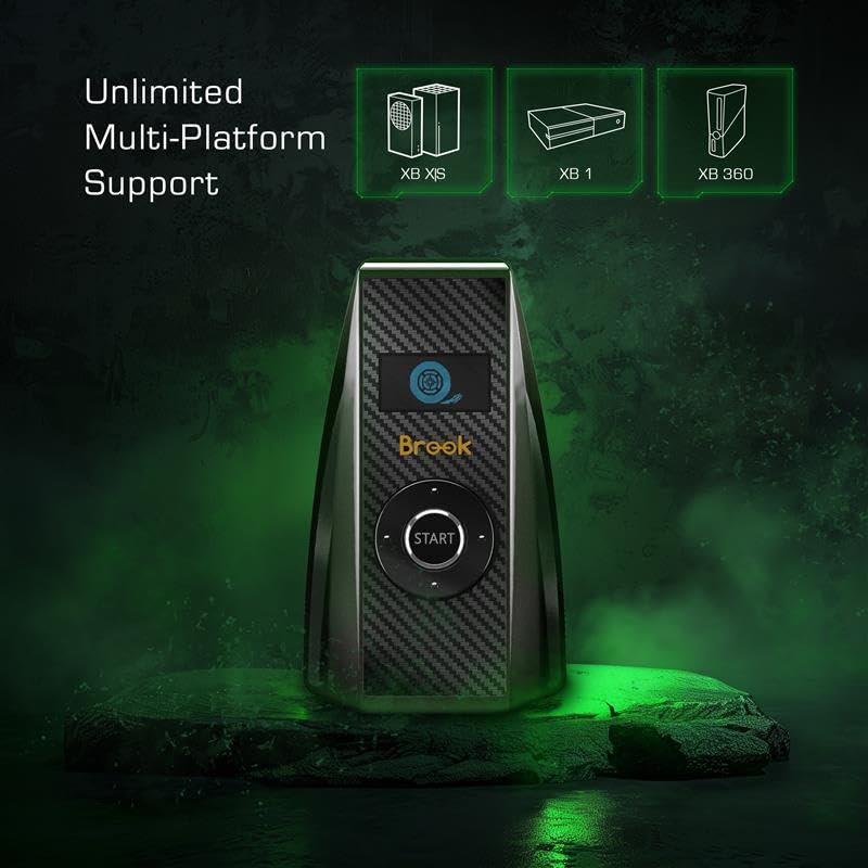 Brook Ras1ution X with Keychain – Xbox Racing Wheel Converter, Adapter for Series X|S, One & 360 | Supports 60+ Wheels, Force Feedback, App Customization [Official Exclusive Edition]