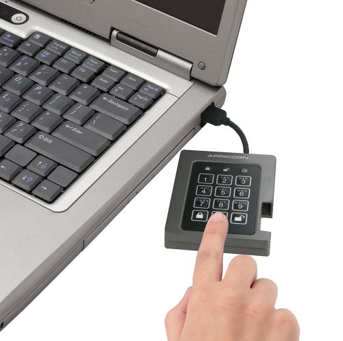 Apricorn Aegis Padlock 240 GB SSD 256-Bit, FIPS 140-2 Level 2 Validated Ruggedized USB 3.0 Encrypted External Portable Drive