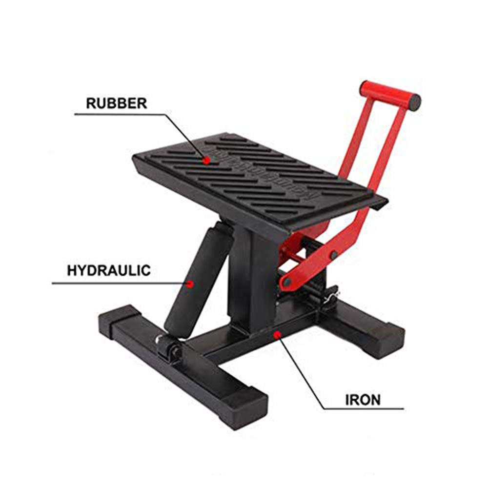 Buy Motorcycle Jack Dirt Bike Stand Adjustable Lift Hoist Table