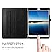 New iPad 9.7 2017 Case, CASY MALL Premium PU Leather Case Protective Stand Cover with Auto Sleep / Wake Up and Document Card Pocket for Apple iPad 2017 Model, iPad Air 1 2