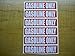 6 pack GASOLINE ONLY Decals / Stickers / Labels / Markers Fuel Gas primary