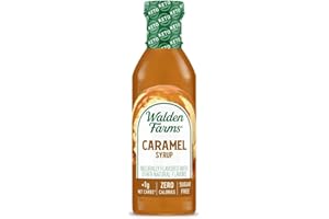 Walden Farms Caramel Syrup – Perfect for Coffee, Desserts, Ice Cream – Zero Calorie, Sugar-Free, Low Carb, Keto-Friendly, Gluten-Free, Vegan – 12 oz Bottle