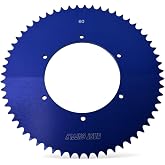 Split Aluminum Sprocket for 420 or 40 Chain. Blue (60 Tooth)