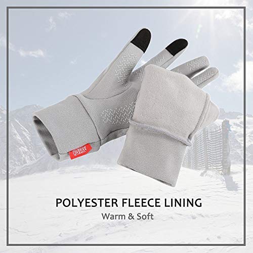 image for Aegend Running Sports Gloves Winter Lightweight Touch Screen Warm Glov