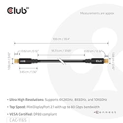 Club 3D CAC-1165 Mini DisplayPort to Mini