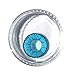 Adidome Multi-Color Cute Contact Lenses Color Blends Cosplay Eyes Cosmetic Makeup Eye Shadow (One Piece)