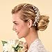 Remedios Cyrstal Flower Side Hair Comb Bridal Headpiece Wedding Accessory