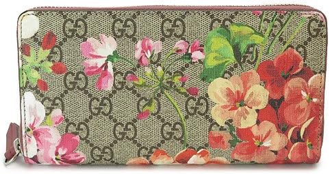 Amazon Co Jp Gucci Gucci Ku2in 8693 Long Wallet Round Zipper Gg Blooms Supreme Canvas Beige X Antique Rose Parallel Import Clothing Accessories