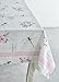 Maison d' Hermine Table Cloth Rectangle Table 100% Cotton 60 x 90 Inches Tablecloth Reusable Decorative for Dining Room, Farmhouse, Home, Party, Festive & Wedding Spring Summer - Champ De Mars