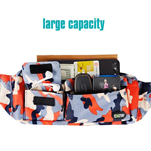 image for EOTW Fanny Belt Bag Waist Travel Wallet Sports Phone Holder Cross Body