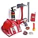Fireman Toys Firefighter Costume for Kids Fireman Gear Pretend Play Set with Helmet, Megaphones, Extinguisher, Flashlight and Accessories, 10 pcs
