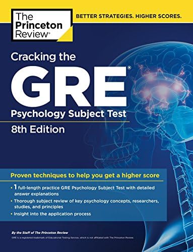 Cracking The Gre Psychology Subject Test, 8th Edition