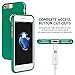 Goospery i-Jelly for Apple iPhone 7 Plus Case (2016) Slim Thin Rubber Case (Metallic Green) IP7P-IJEL-GRN