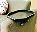 GREENANTS TV Tray Sofa Arm Clip on Snack Table Sofa Armrest Clip Table Tray Plastic Chair Armrest Tray Organizer (Brown)