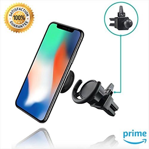 Wuave Pop Socket Car Mount Vent Holder with Adjustable Tightness Clip for PopSocket Users - Compatible with iPhone and Android