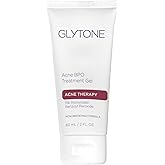 Glytone Acne BPO Treatment Gel - 5% Benzoyl Peroxide Spot Acne Treatment for Face - Cystic Breakout and Scar Medication - Non-Comedogenic Time-released Formula for Oily, Blemish-Prone Skin - 2 fl oz