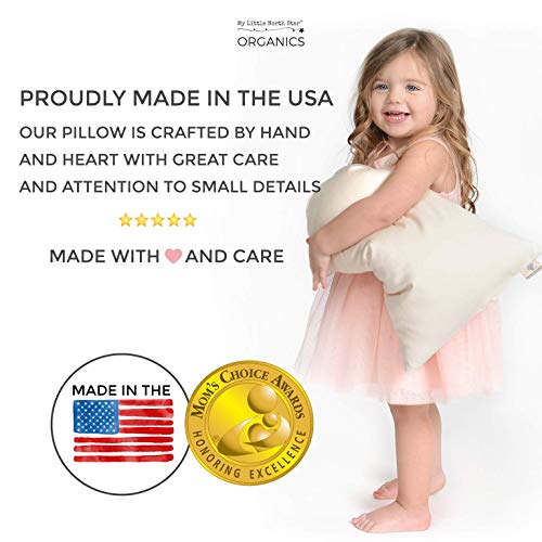 4 Toddler+Pillow+ORGANIC+Cotton+Washable