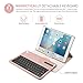 KVAGO iPad Pro 11 Keyboard Case, Rose Gold