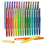 Lelix 30 Colors Felt Tip Pens, Medium Point Felt