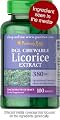 Puritan's Pride DGL Licorice Extract 380 mg Chewable-100 Chewables