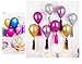 HoveBeaty Pink Balloons Chrome Shiny Metallic Latex 12 Inch Thicken Balloons 50 Pack for Wedding Party Baby Shower Christmas Birthday Carnival Party Decoration Supplies