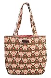 Bungalow360 Vegan Cotton Canvas Reversible Tote Bag-Pig