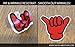 ASL American Sign Language Fingerspelling Stickers - Restickable Reusable Repositionable