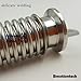 _BMT_ Combo 3 KF25 flange Stainless steel vacuum bellow hose 19.6” / 500mm + 2 sets KF25 Aluminum clamp + 2 sets Aluminum centering ring with Buna-N O-ring
