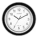 La Crosse Technology 404-1236 13.5 Inch Atomic Analog Wall Clock, Black